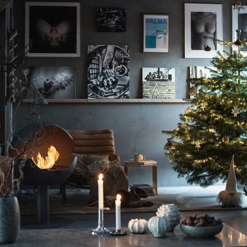 Vauni Cupola Black avec le pied haut