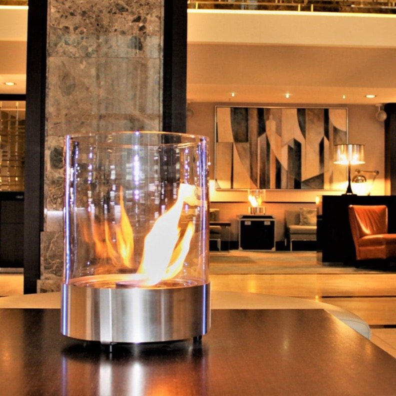 cheminée bio-ethanol Planika simple commerce