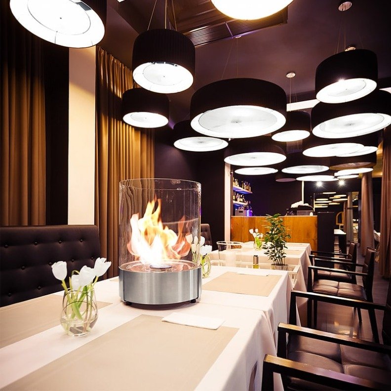 cheminée bio-ethanol Planika simple commerce