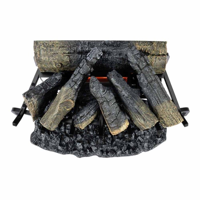 Insert de cheminée électrique Silverton Dimplex vu du dessus