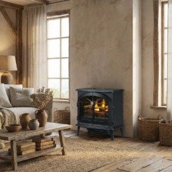 Poêle à vapeur d'eau Dimplex Stockbridge en situation d'ambiance