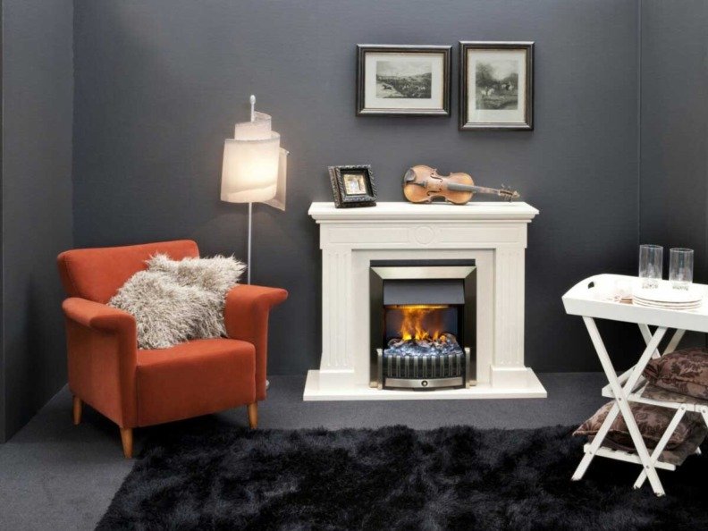 Cheminée électrique Danville dans une déco cosy