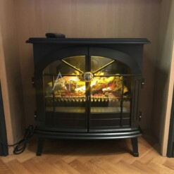 Exposition du poêle électrique Stockbridge 2.0 de Dimplex