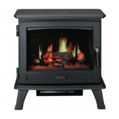 Dimplex Sunningdale vu de face avec ses flammes