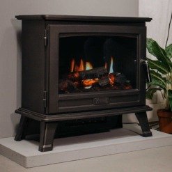 Poêle électrique Sunningdale de Dimplex légèrement surélevé