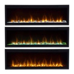 Les différents effets de flamme de la cheminée électrique Ignite XL