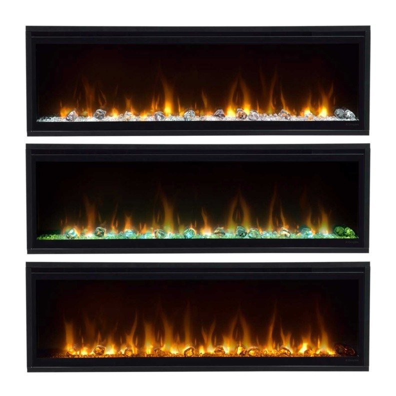 Les différents effets de flamme de la cheminée électrique Ignite XL