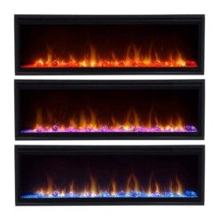 Les différents effets de flamme de la cheminée électrique Ignite XL