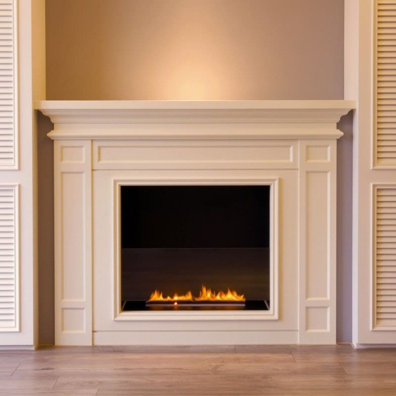 Planika Primefire 700 en situation, installé dans une cheminée