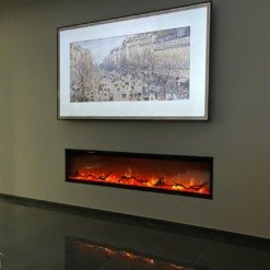 Cheminée électrique Dimplex Ignite XL avec flammes orangées