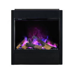 Dimplex Albany RGB avec flammes violettes
