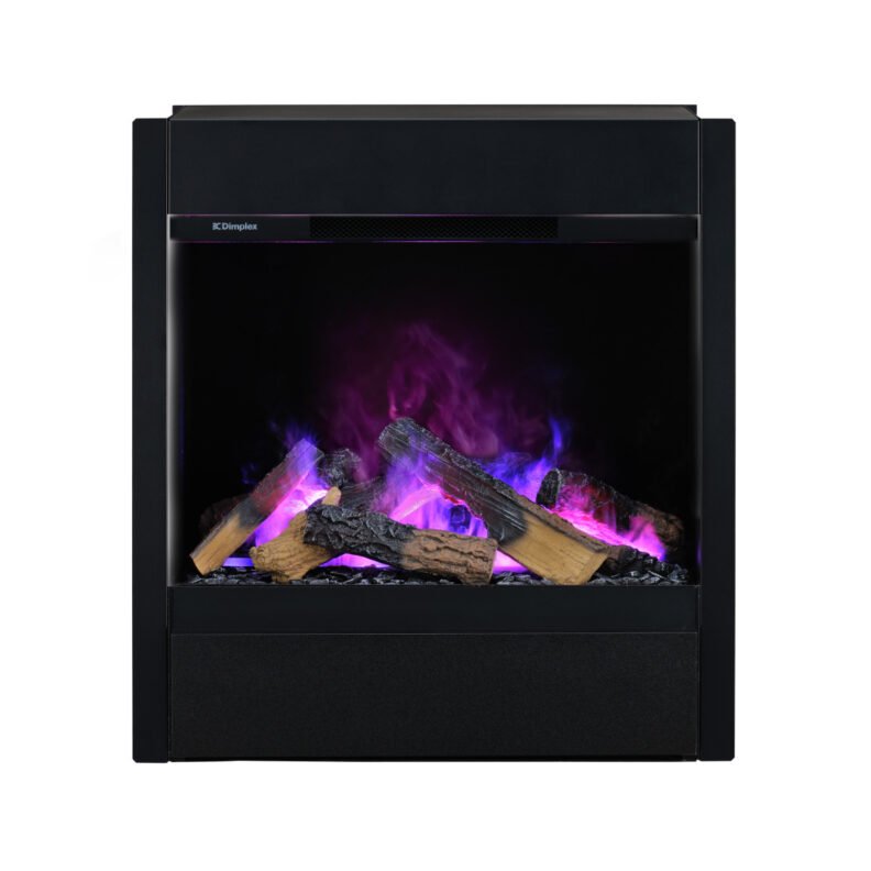 Dimplex Albany RGB avec flammes violettes