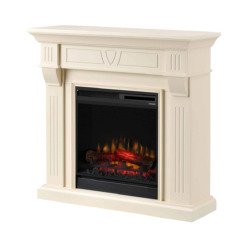 Cheminée électrique à poser Dimplex Faber Beethoven vue sous un angle