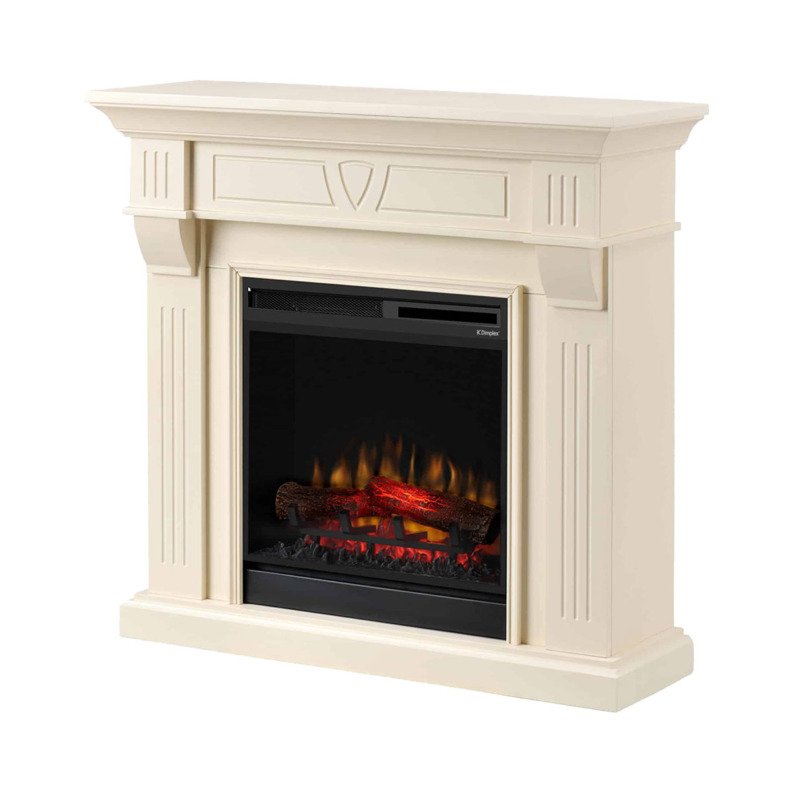 Cheminée électrique à poser Dimplex Faber Beethoven vue sous un angle