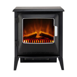 Poêle électrique Faber Lucia de Dimplex vu de face