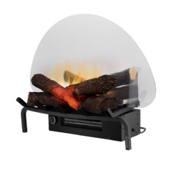 Cheminée électrique Revillusion de Dimplex - vue légèrement inclinée à gauche