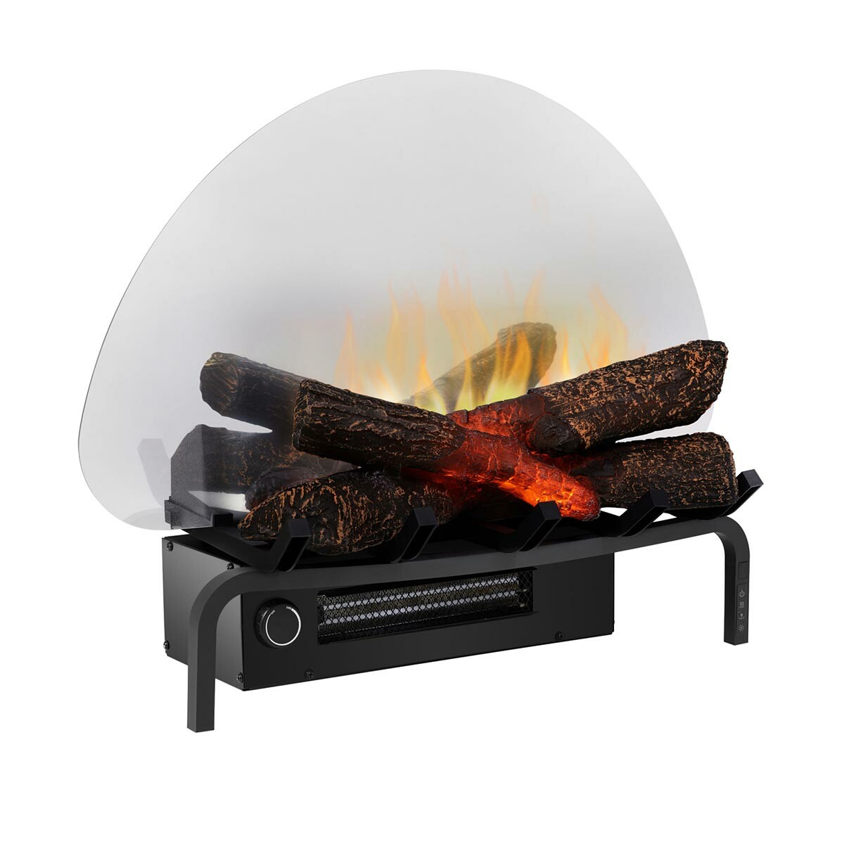 Insert électrique Revillusion de Dimplex - vue légèrement inclinée à droite