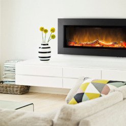 Idée d'installation du foyer électrique mural Dimplex SP16