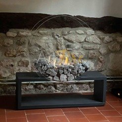 Exemple d'installation de la cheminée bioéthanol Julius