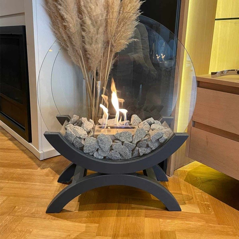 Cheminée bioéthanol alfra Eva 4 en exposition
