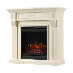 Cheminée électrique Beethoven Dimplex vue sur son côté gauche