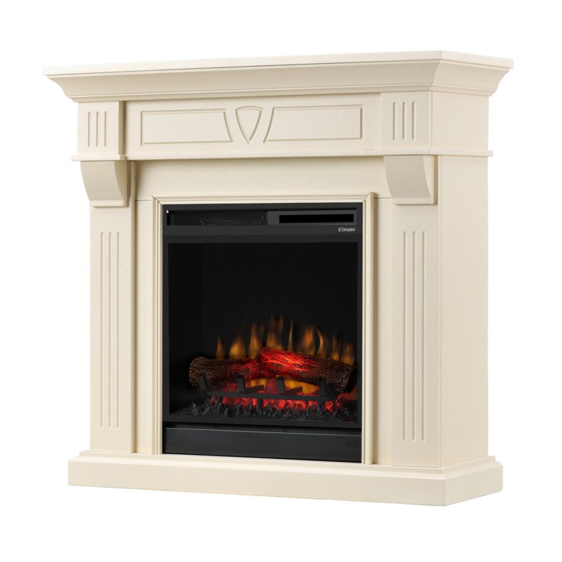 Cheminée électrique Beethoven Dimplex vue sur son côté gauche