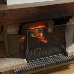 Insert électrique Revillusion 20 dans une ancienne cheminée