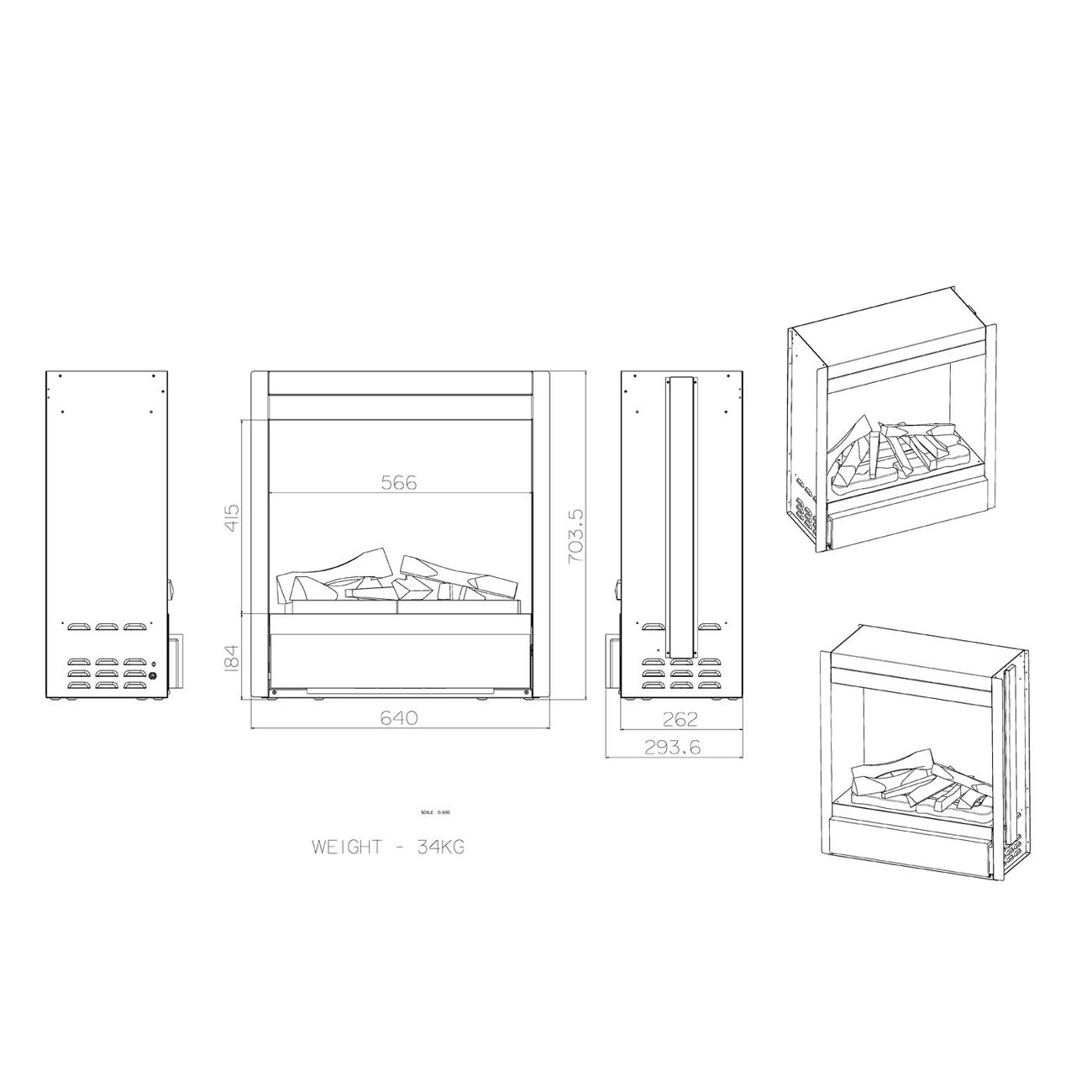 Dimplex Albany Optimyst 1500 W Achat En Ligne Sur Artfire fr