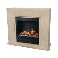 Xaralyn Nero - Pierre naturelle crème polie + insert Albany