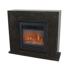 Xaralyn Nero - Pierre naturelle noire polie + insert Lucius