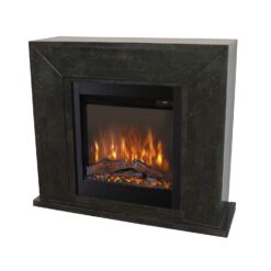 Xaralyn Nero - Pierre naturelle noire polie + insert Levico 70