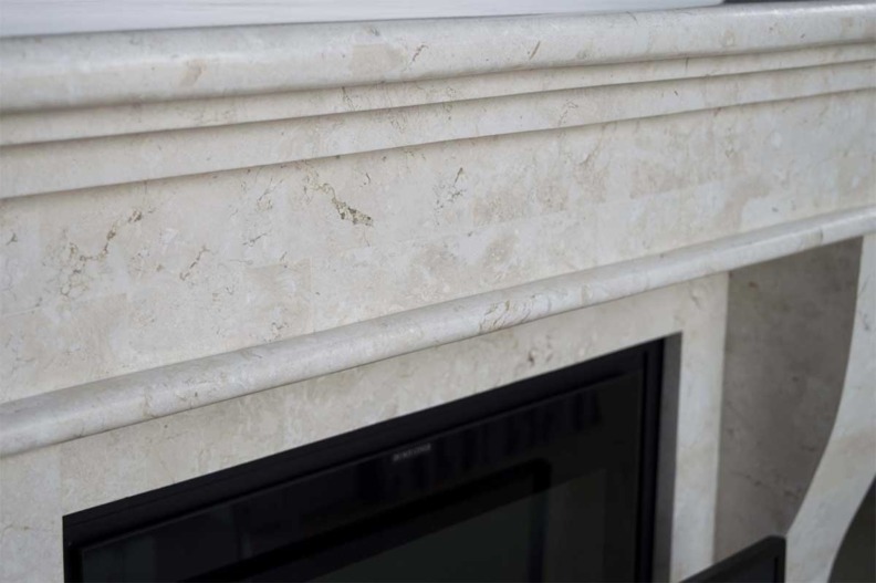 Détails sur la conception de la cheminée décorative Kreta