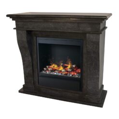 Xaralyn Kreta - Pierre naturelle polie noire + Albany