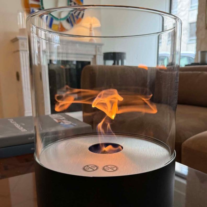 Zoom sur le brûleur et les flammes de Southwark