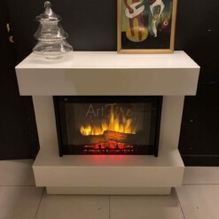 Cheminée électrique Avalon de Dimplex installée chez un client