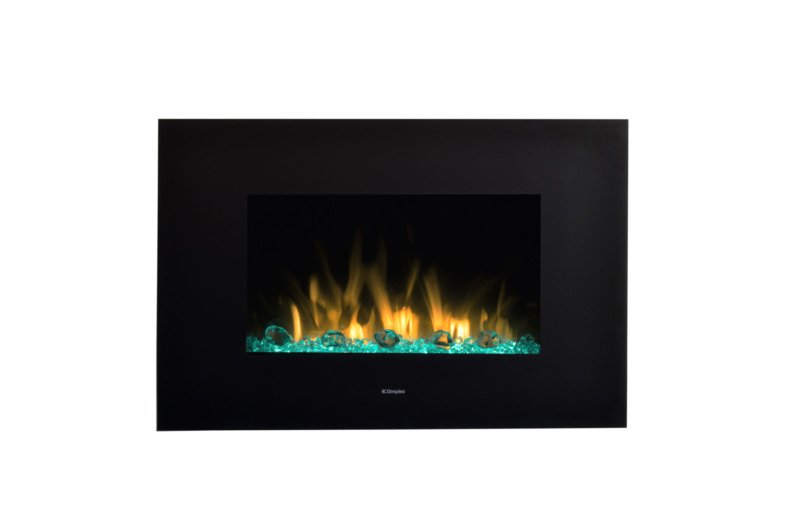 Cheminée électrique Toluca de Dimplex avec effet vert