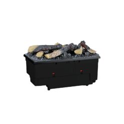 Dimplex Cassette 400 Bûches vu de biais