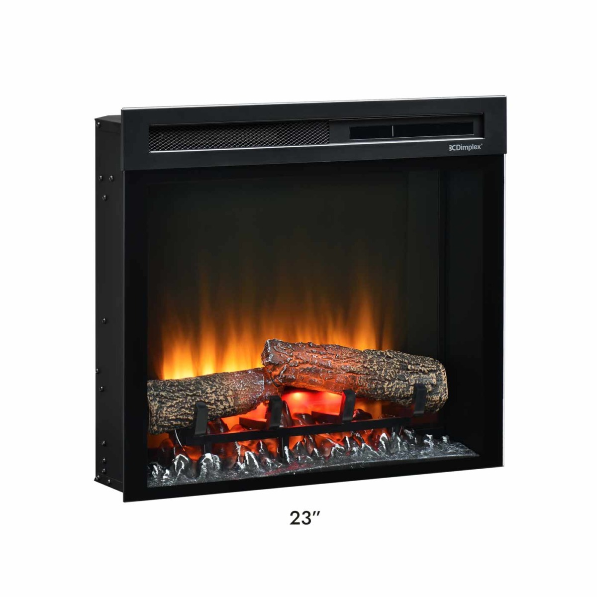 Insert de cheminée électrique XHD Firebox de Dimplex - version 23" - vue de gauche