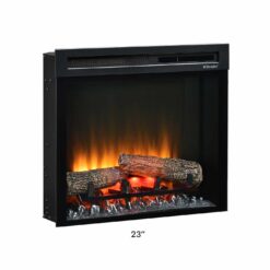 Insert de cheminée électrique XHD Firebox de Dimplex - version 23" - vue de gauche