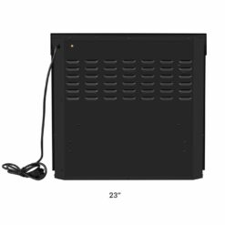 Vue arrière de l'insert de cheminée électrique XHD Firebox de Dimplex