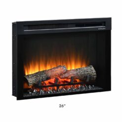 Insert électrique XHD Firebox de Dimplex - version 26" - vue de gauche