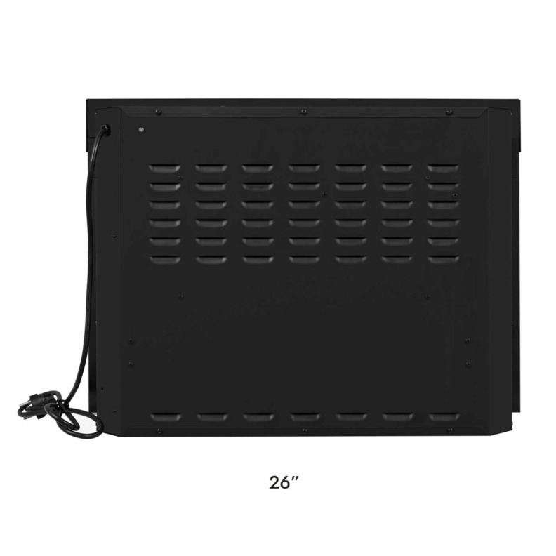 Vue arrièrede l'insert de cheminée électrique XHD Firebox 26' de Dimplex