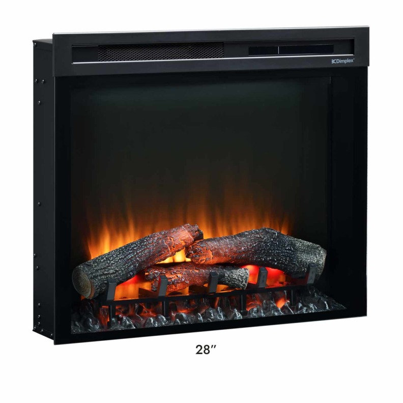 Insert électrique XHD Firebox de Dimplex - version 28" - vue de gauche