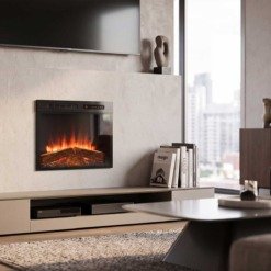 Situation d'ambiance avec le foyer électrique Dimplex Spark 28