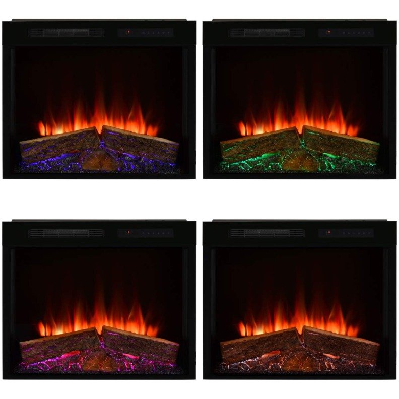 Couleurs de flammes et d'ambiance du Dimplex Spark
