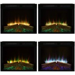 Couleurs de flammes et d'ambiance du Dimplex Spark