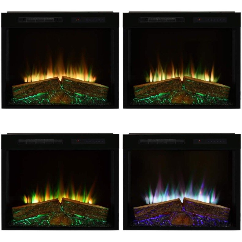 Couleurs de flammes et d'ambiance du Dimplex Spark