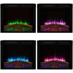 Couleurs de flammes et d'ambiance du Dimplex Spark