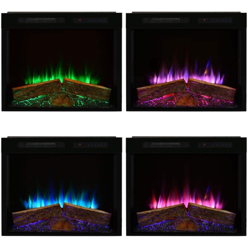 Couleurs de flammes et d'ambiance du Dimplex Spark