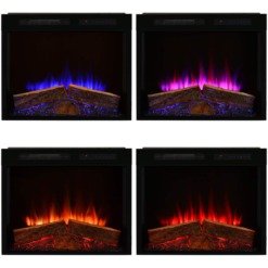Couleurs de flammes et d'ambiance du Dimplex Spark